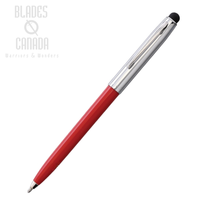 Fisher Space Pen, Red/Chrome with Stylus, FP775-R/S